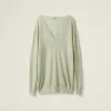 Agave Green V-neck Cashmere Sweater | Miu Miu