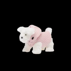 Alabaster Pink Matelassé Fabric Dog Harness | Miu Miu