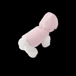 Alabaster Pink Matelassé Fabric Dog Harness | Miu Miu