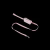 Alabaster Pink Woven Tape Leash | Miu Miu
