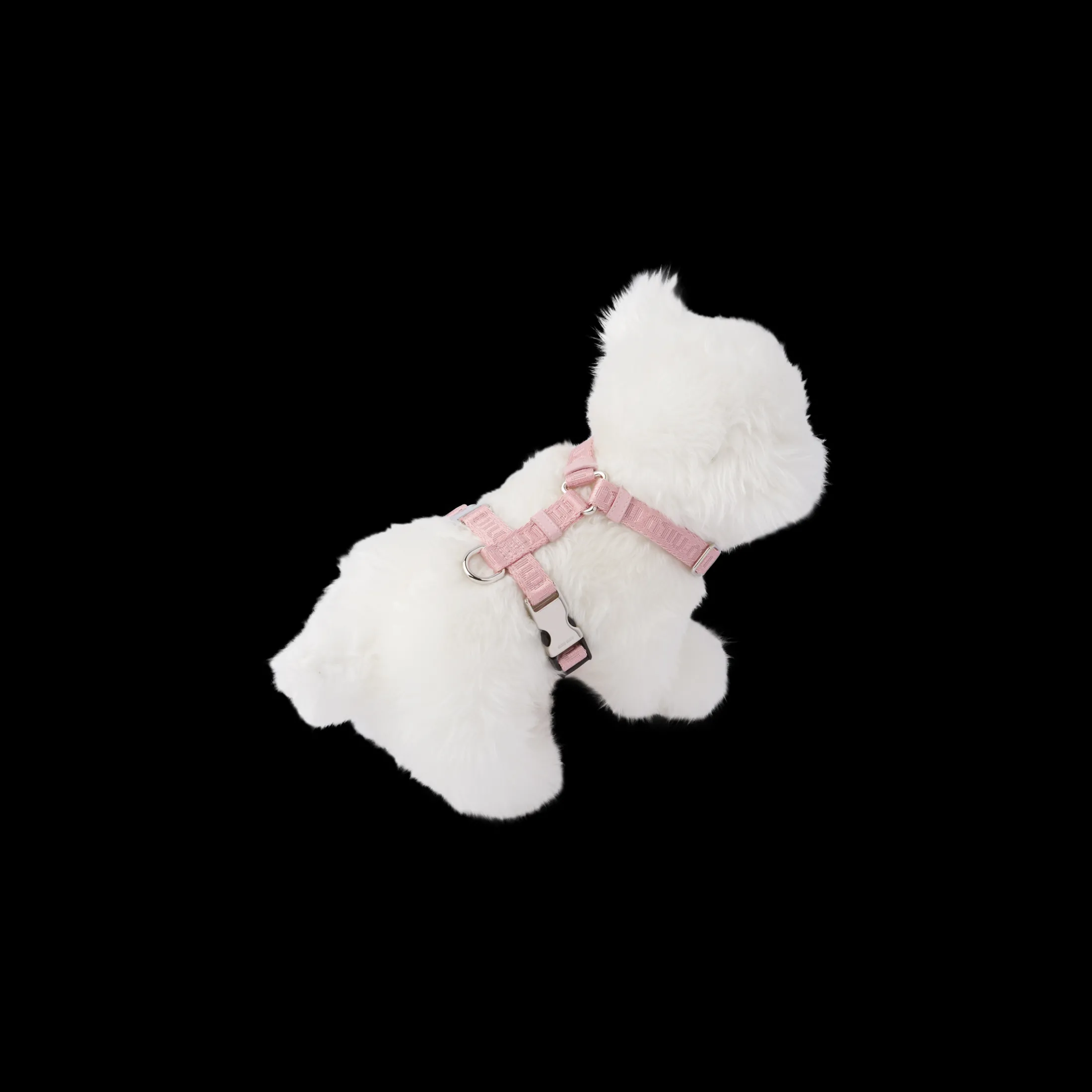 Alabaster Pink Woven Tape Dog Harness | Miu Miu