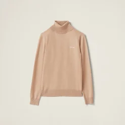 Albino White Cashmere Turtleneck Sweater | Miu Miu
