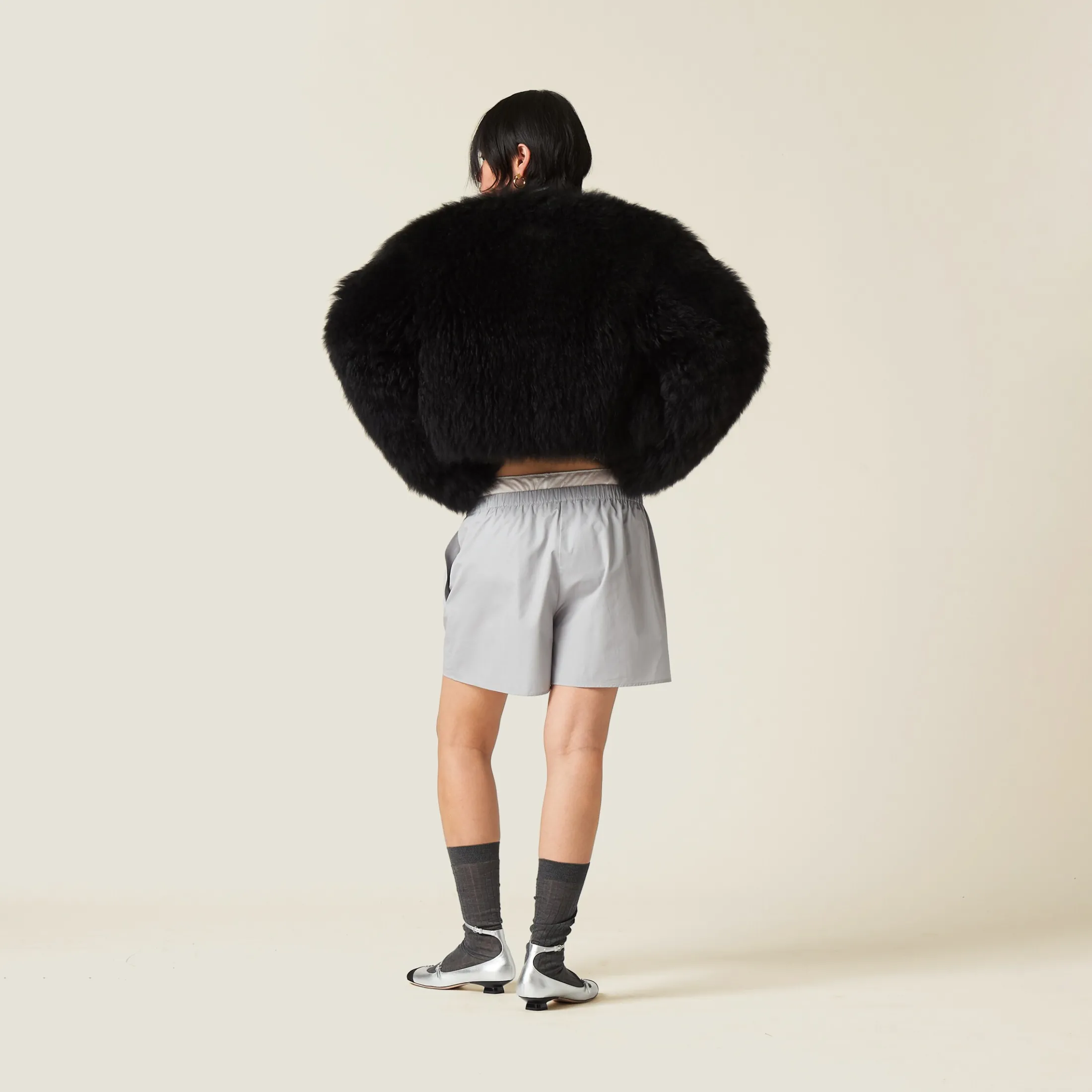 Aluminum Poplin Boxers | Miu Miu