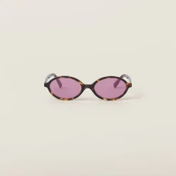 Amaranth Lenses Miu Regard Sunglasses | Miu Miu