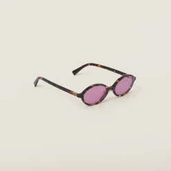 Amaranth Lenses Miu Regard Sunglasses | Miu Miu