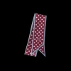 Amaranth Red/cornflower Printed Twill Scarf | Miu Miu