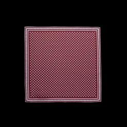 Amaranth Red/cornflower Printed Twill Scarf | Miu Miu