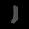 Anthracite Gray Silk Socks | Miu Miu