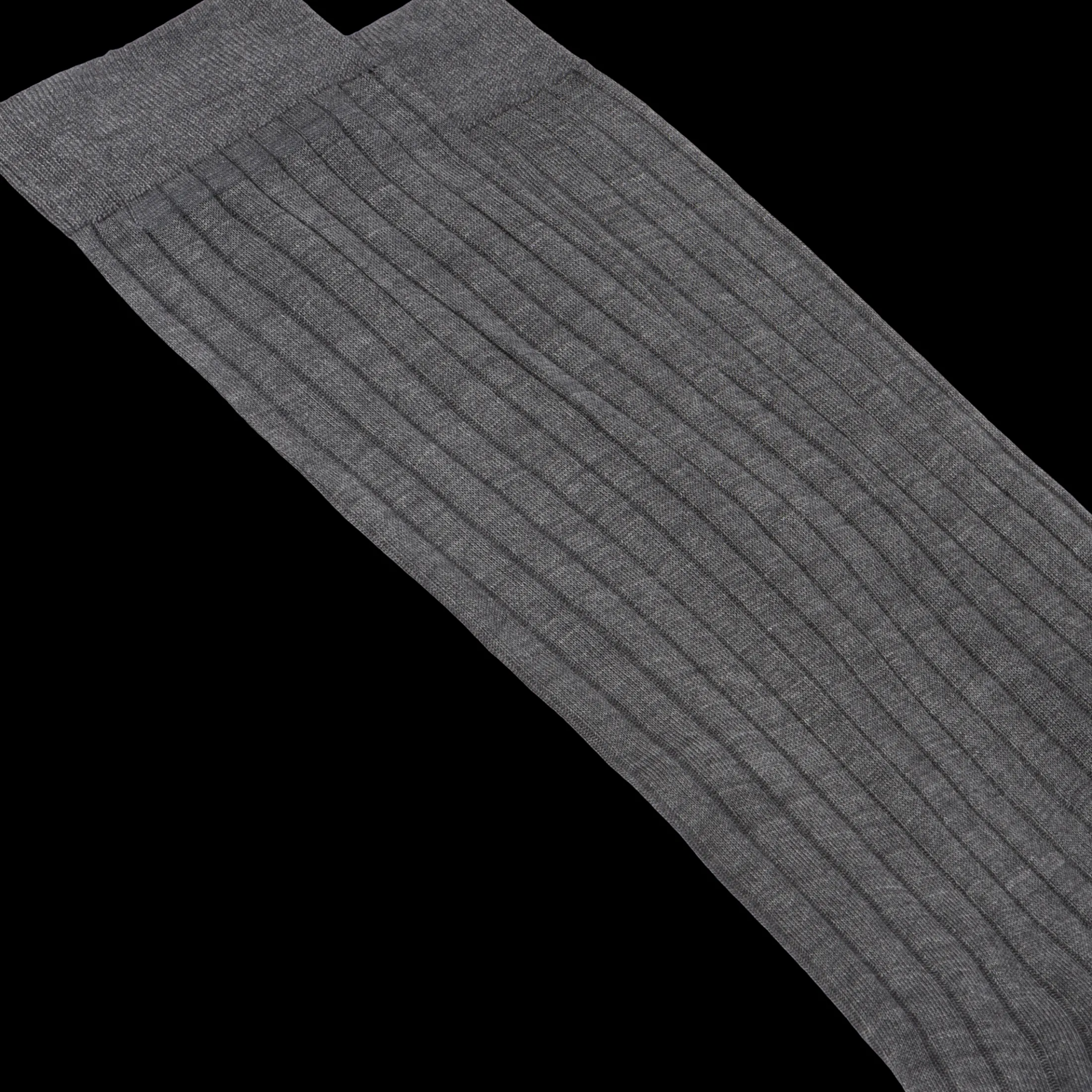Anthracite Gray Silk Socks | Miu Miu