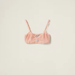 Apricot Nylon Bra | Miu Miu