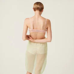 Apricot Nylon Bra | Miu Miu