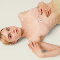 Apricot Nylon Bra | Miu Miu
