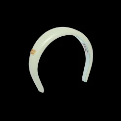 Aqua Patent Leather Headband | Miu Miu