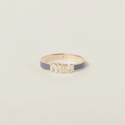 Astral Blue Enameled Metal Bracelet | Miu Miu