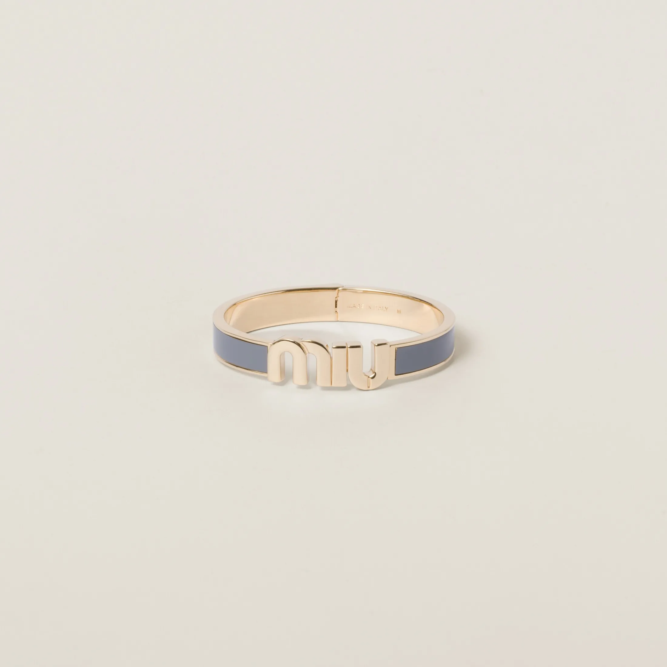Astral Blue Enameled Metal Bracelet | Miu Miu