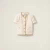 Avory/albino White Single-breasted Check Lamé Jacket | Miu Miu