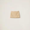 Avory/gold Check Lamé Miniskirt | Miu Miu