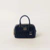 Baltic Blue Arcadie Matelassé Nappa Leather Bag | Miu Miu