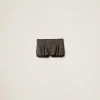 Bark Brown Prince Of Wales Check Miniskirt | Miu Miu