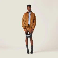 Barley Corduroy Blouson Jacket | Miu Miu