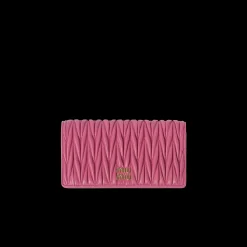 Begonia Pink Matelassé Nappa Leather Smartphone Case | Miu Miu
