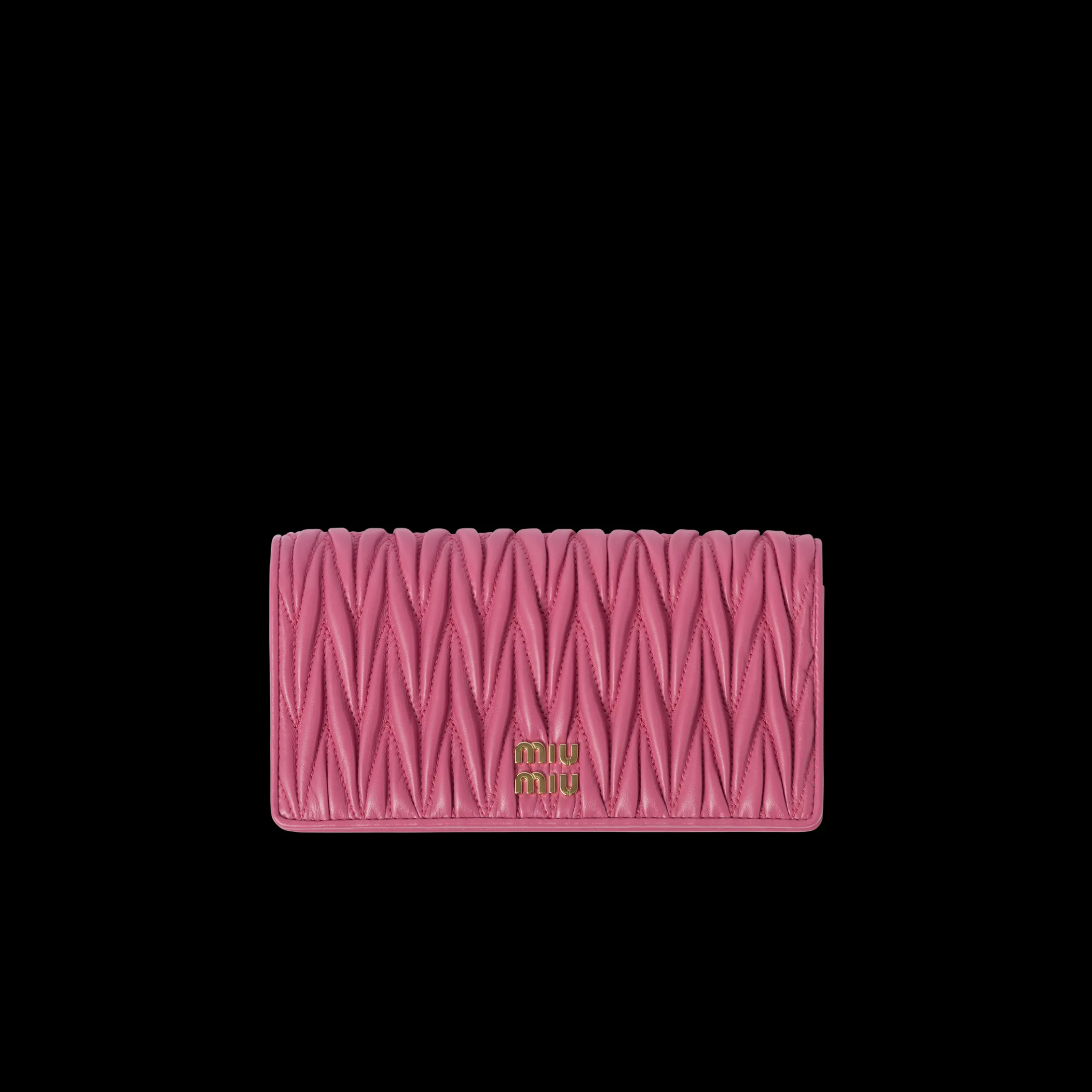 Begonia Pink Matelassé Nappa Leather Smartphone Case | Miu Miu