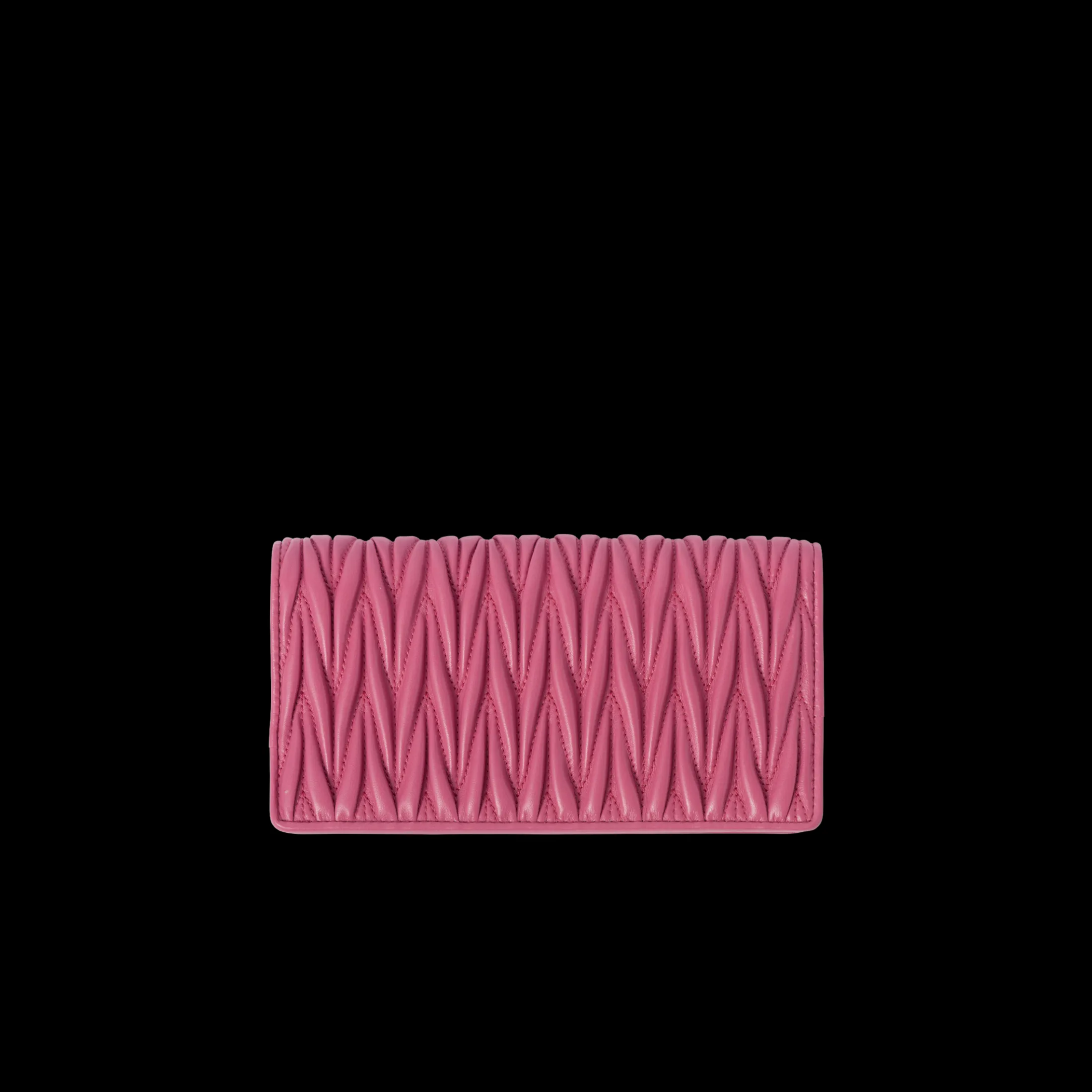 Begonia Pink Matelassé Nappa Leather Smartphone Case | Miu Miu