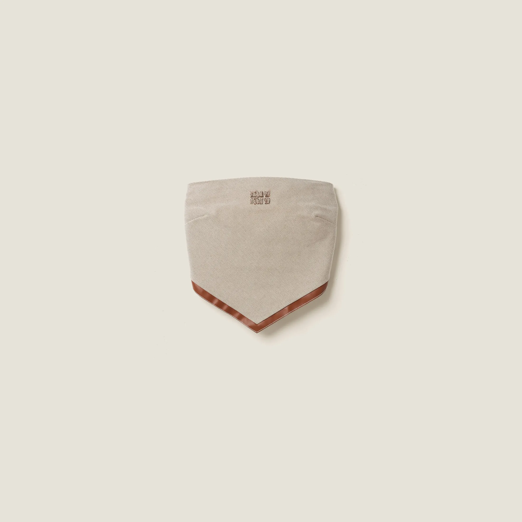 Beige/cognac Canvas Top | Miu Miu
