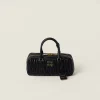 Black Arcadie Matelassé Nappa Leather Bag | Miu Miu