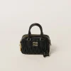 Black Arcadie Matelassé Nappa Leather Bag | Miu Miu