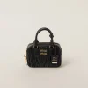 Black Arcadie Matelassé Nappa Leather Bag | Miu Miu