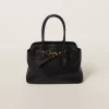Black Aventure Nappa Leather Bag | Miu Miu