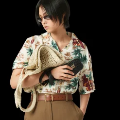 Black Belt With Matelassé Pouch | Miu Miu