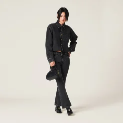 Black Black Denim Pants | Miu Miu