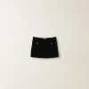 Black Bouclé Miniskirt | Miu Miu