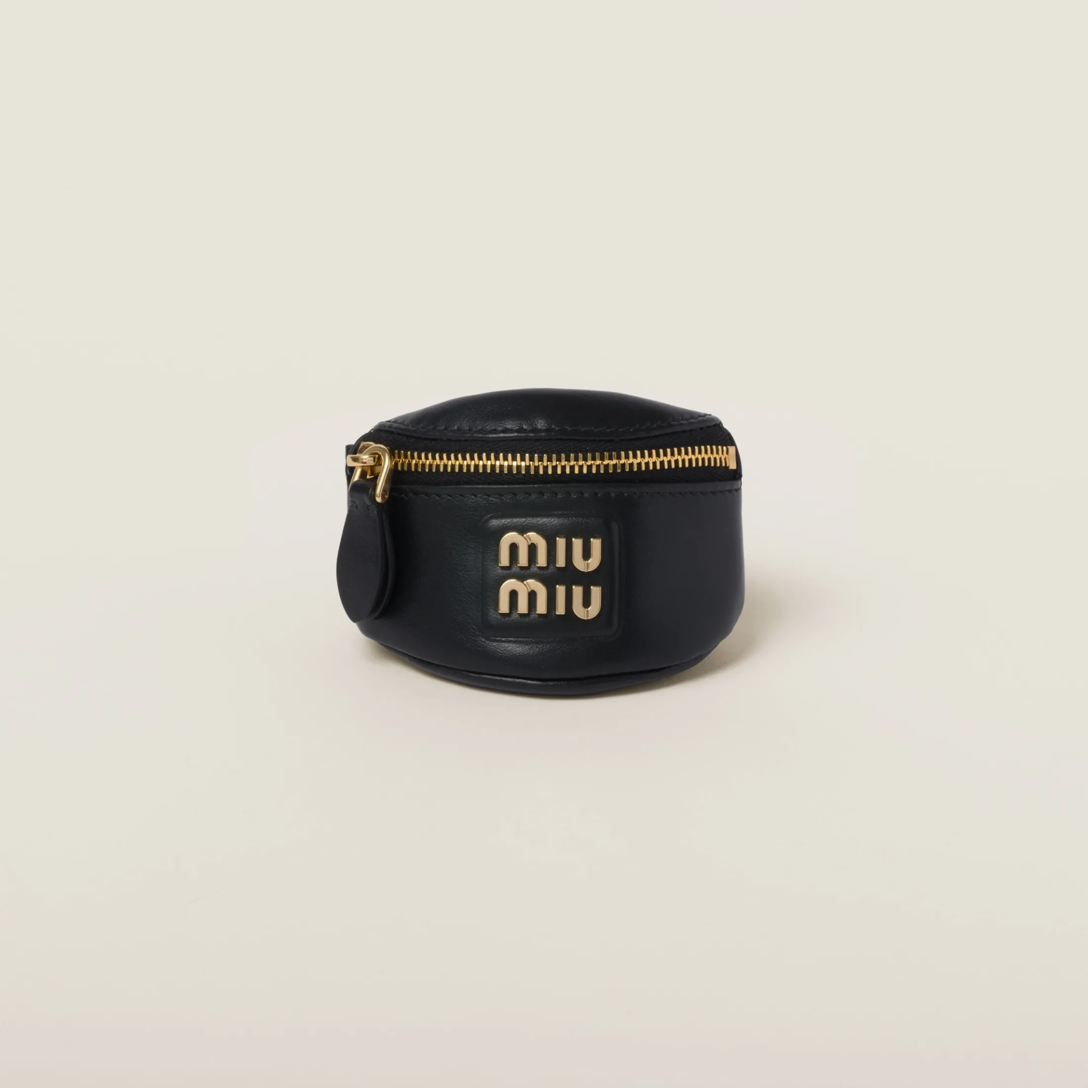 Black Bracelet With Leather Mini-pouch | Miu Miu