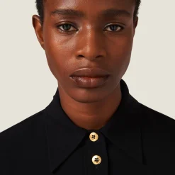 Black Cady Dress | Miu Miu