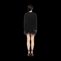 Black Cashmere And Silk Cardigan | Miu Miu