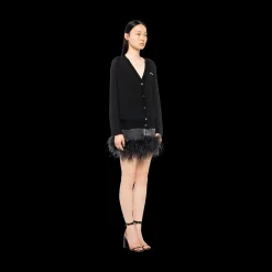Black Cashmere And Silk Cardigan | Miu Miu