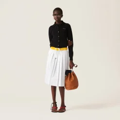 Black Cashmere Sweater | Miu Miu