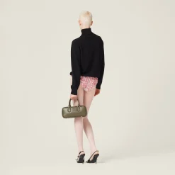 Black Cashmere Turtleneck Sweater | Miu Miu