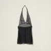 Black Chiffon Top | Miu Miu