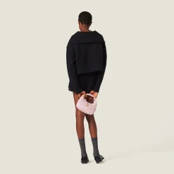 Black Cotton Fleece Sweatshirt | Miu Miu