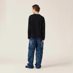 Black Cotton Jersey T-shirt | Miu Miu