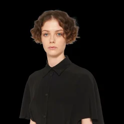Black Crepe De Chine Top | Miu Miu