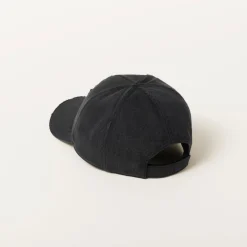 Black Denim Baseball Cap | Miu Miu