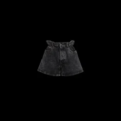 Black Denim Shorts | Miu Miu
