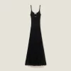 Black Dress With Logo | Miu Miu