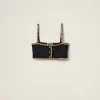 Black Embroidered Tweed Top | Miu Miu