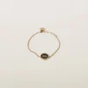 Black Enameled Metal Bracelet | Miu Miu